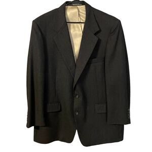 Bespoke Men’s Gray Sport Coat / Blazer / Suit Jacket Size 44R EUC